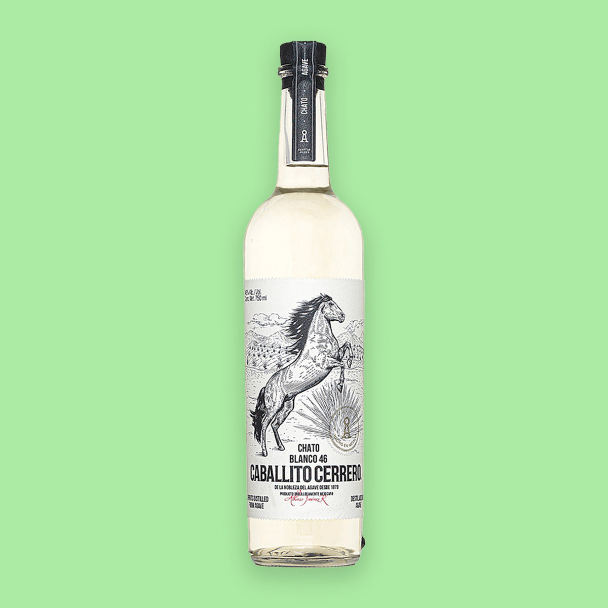 Caballito Cerrero Chato Blanco 46