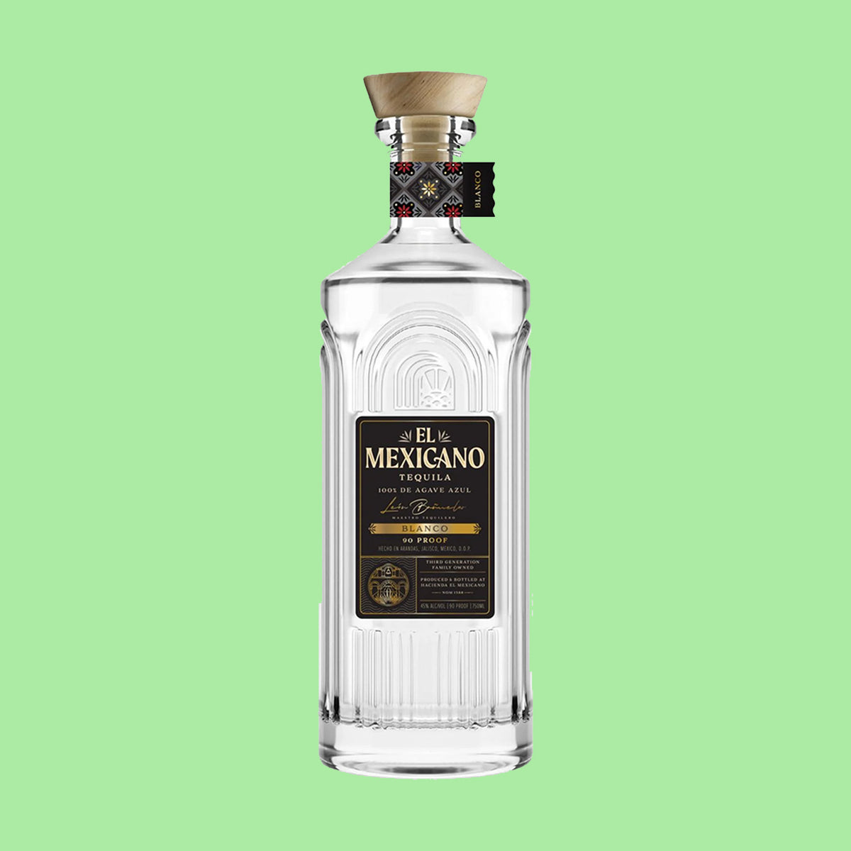 Tequila El Mexicano Blanco 90