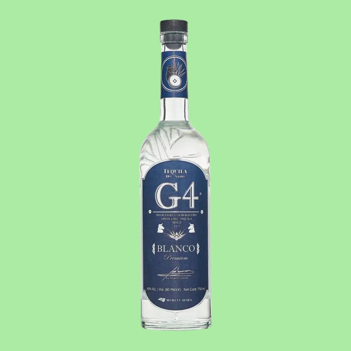 G4 Tequila Blanco 80 proof