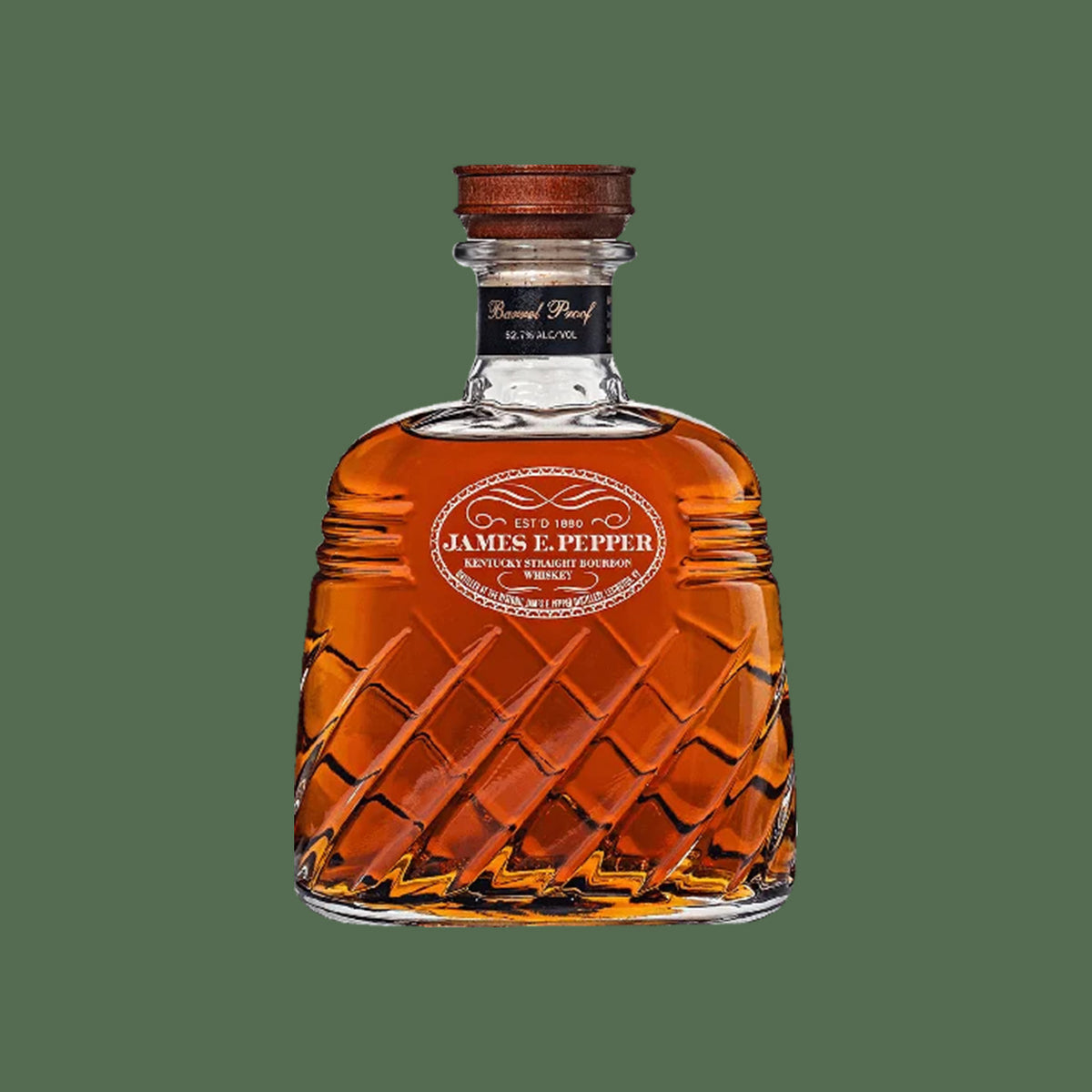 James E. Pepper Decanter Barrel Proof Bourbon