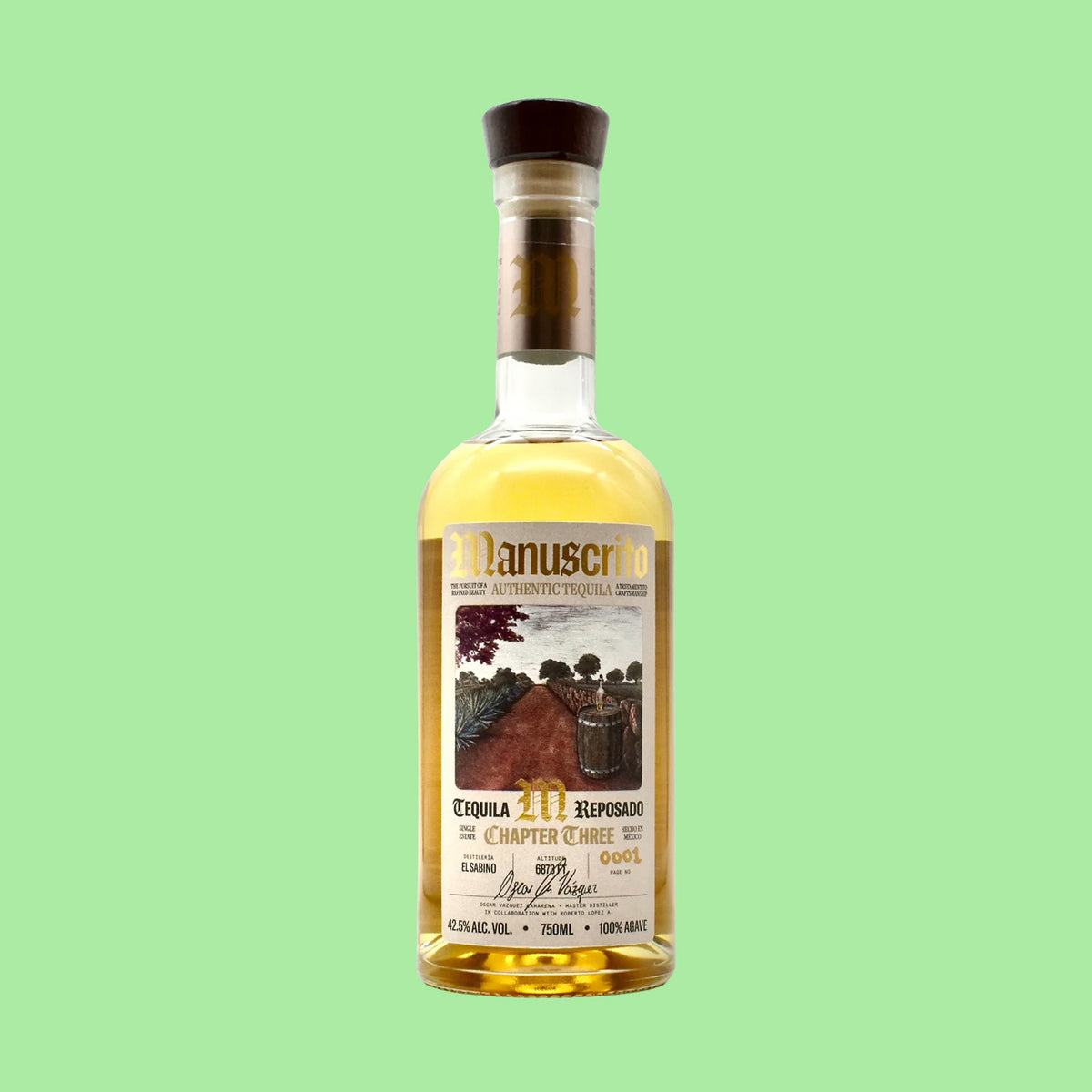 Manuscrito Tequila Reposado Chapter Three