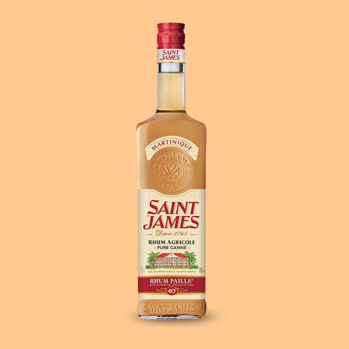 Rhum Saint James Paille Gold Rum 80 proof